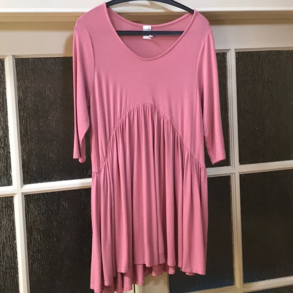 3/4 Sleeve Flowy Tunic/Dress NWOT